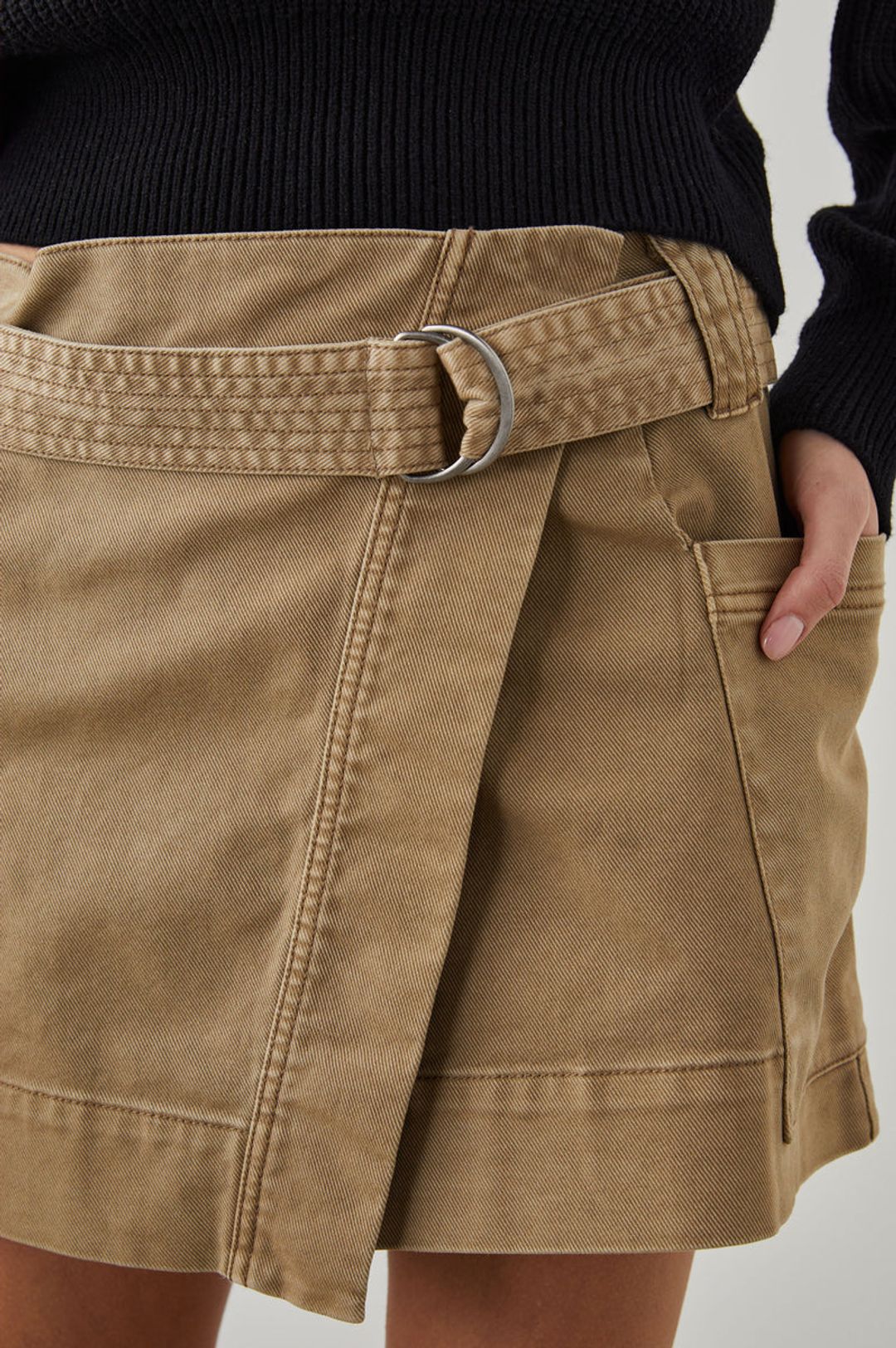 DEANNA SKIRT - BROWN OLIVE #2