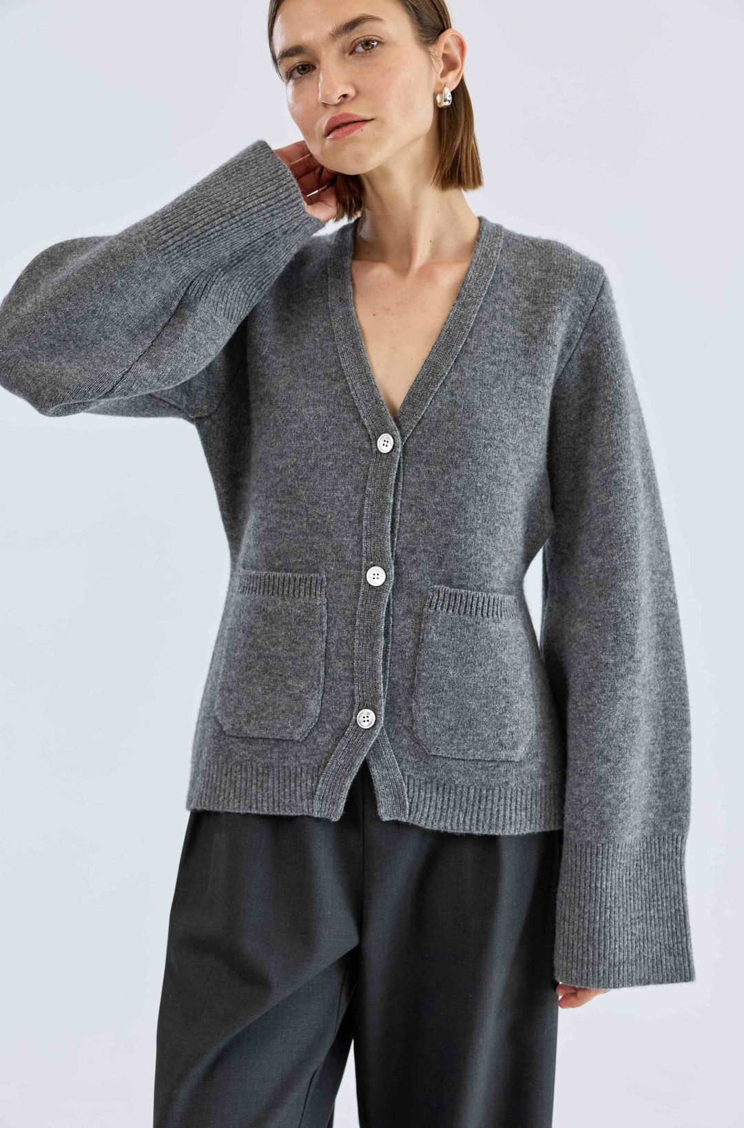 V Neck Cardigan #6