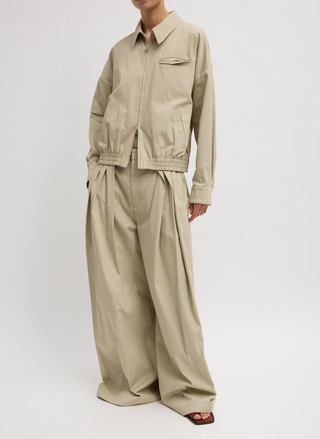 Luxe Spring Twill Bomber #4