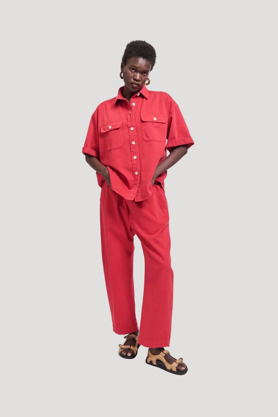 The Boxer Pant in Red #9