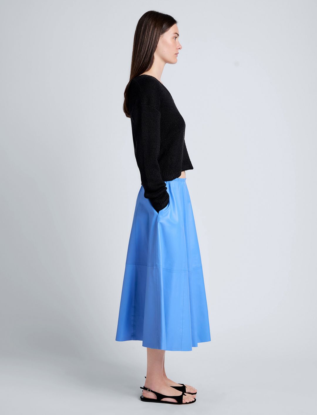 Cece Skirt in Lightweight Nappa #3
