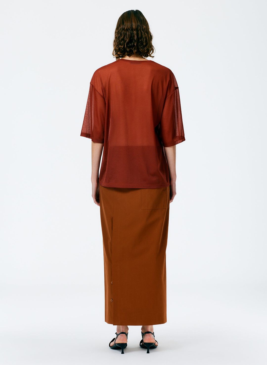 Sheer Gauze Easy T-Shirt #5