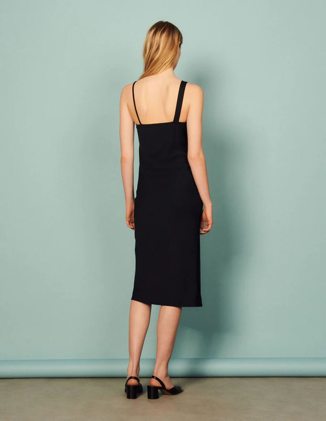 Esmee Midi Dress in Navy #3