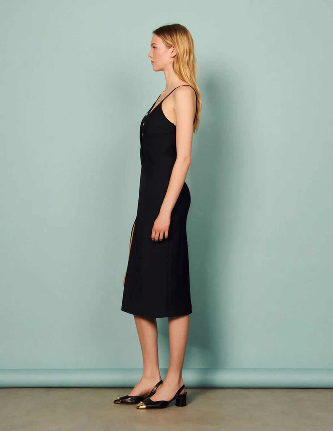 Esmee Midi Dress in Navy #4