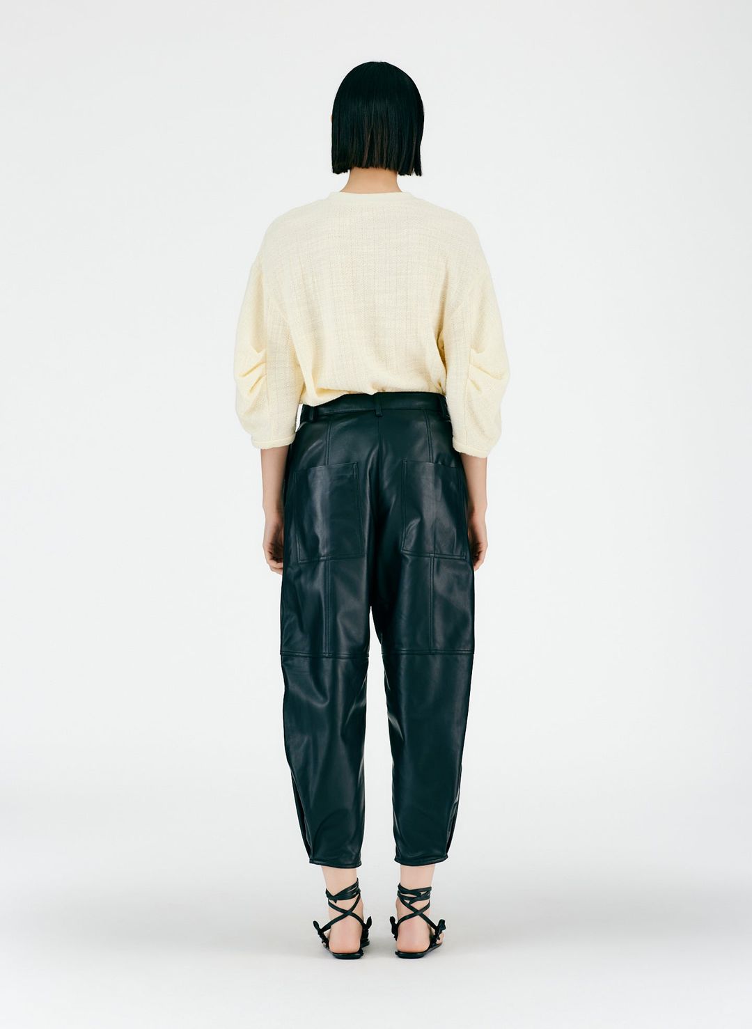 Leather Sculpted Pant #5