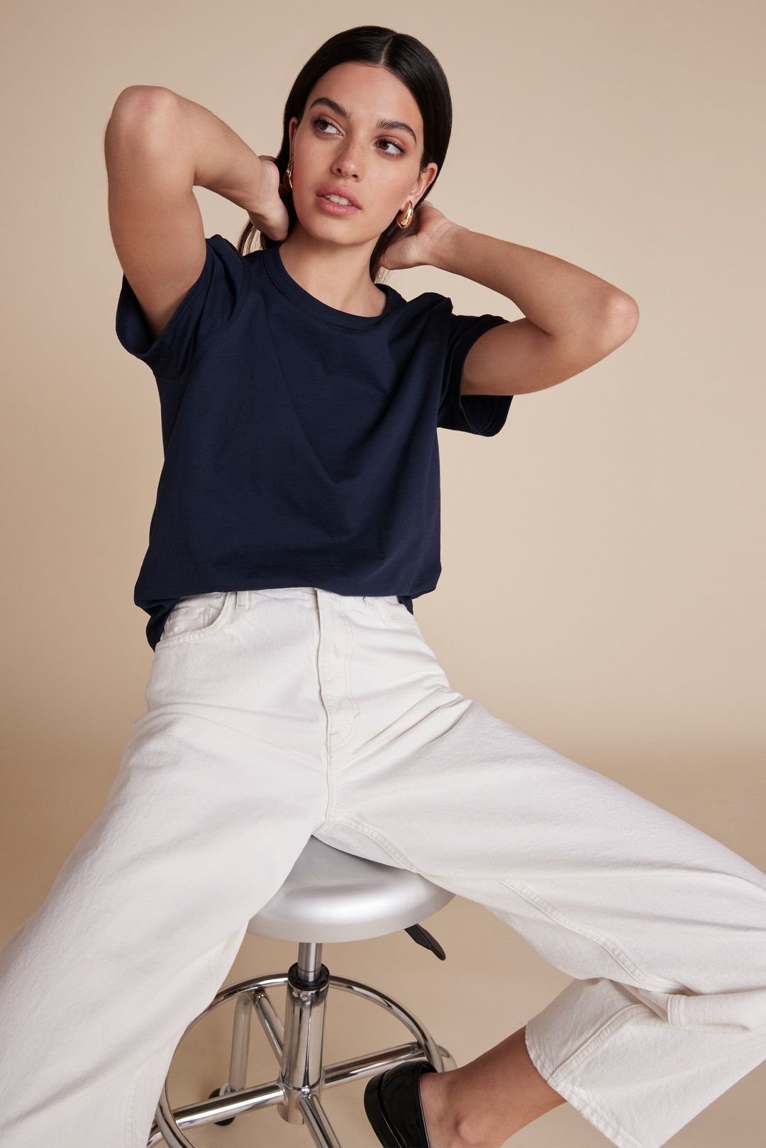 The Iconically Soft Perfect Tee In Navy #5