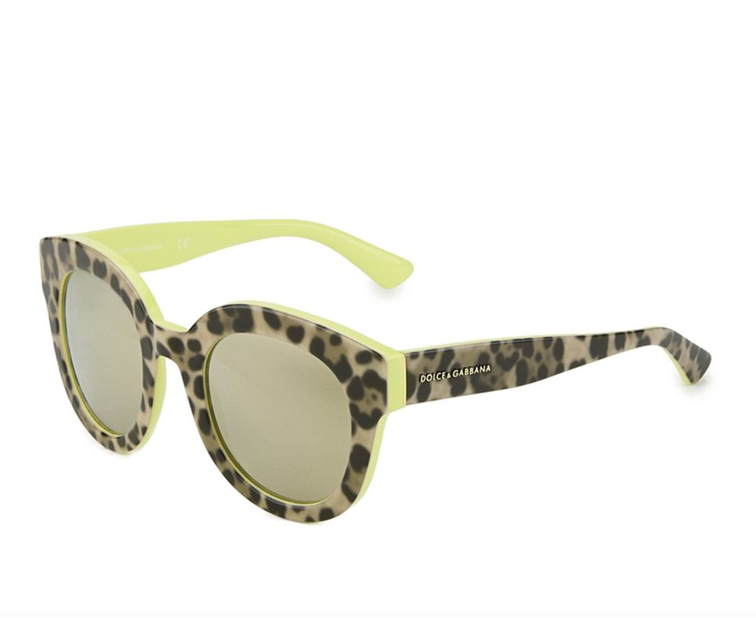 Enchanted Garden Women's Round Sunglasses - Leo/Yellow