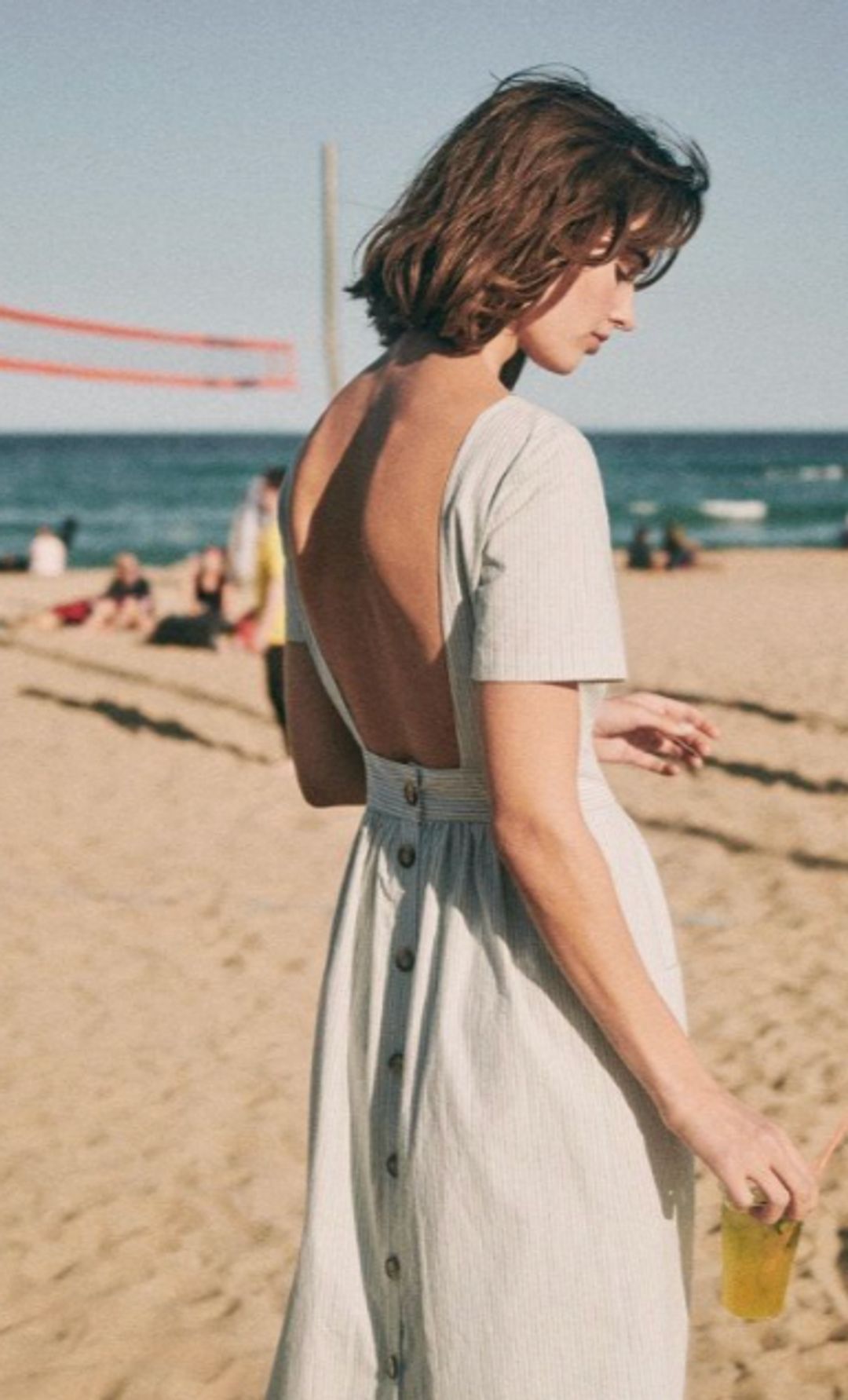 Odalie Open Back Dress