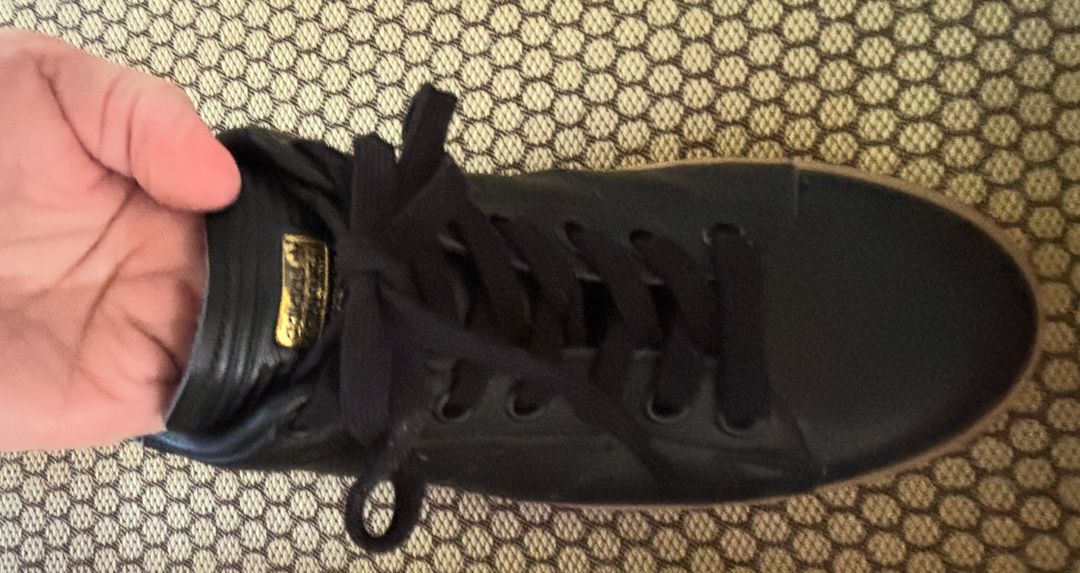 Stan Smith Shoes 5.5M; 6.5W, Core Black / Core Black / Gum
Product code ID1341