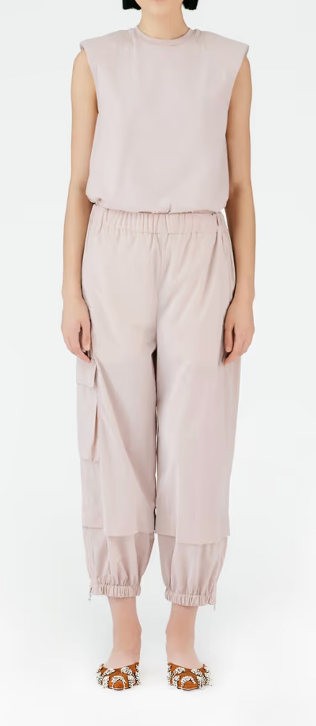 Powder Nylon Pull On Wilt Jogger