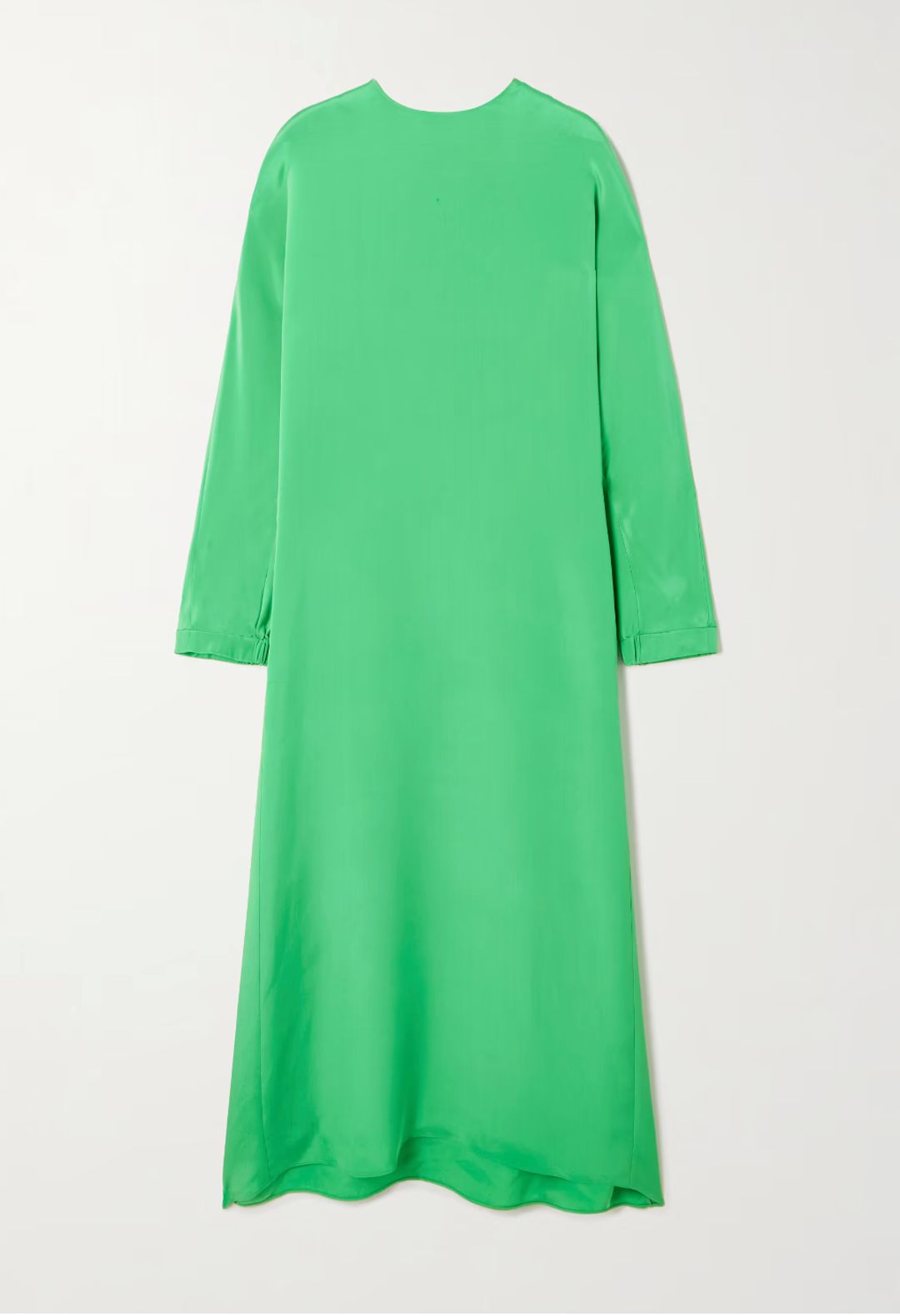 4-Ply Silk Long Sleeve Cocoon Dress