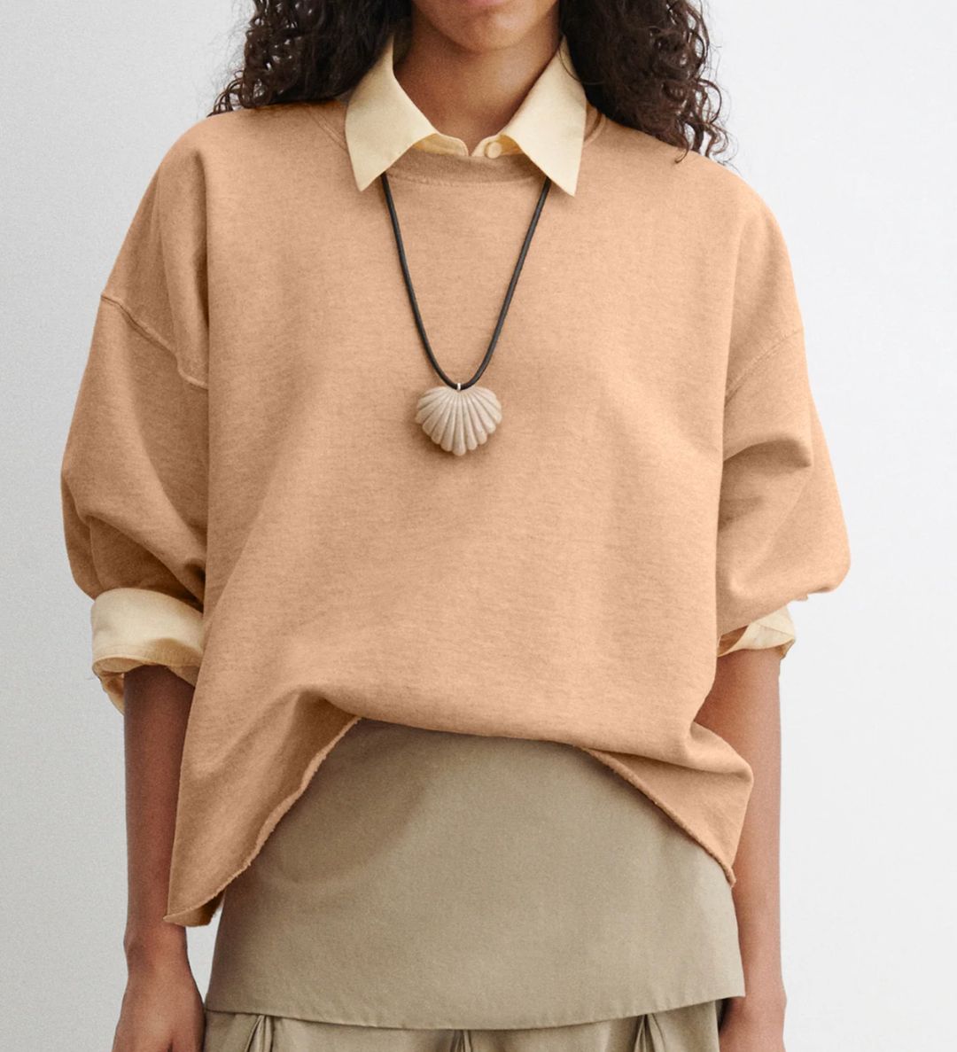 Rachel Comey Fond Sweatshirt Melange Peach