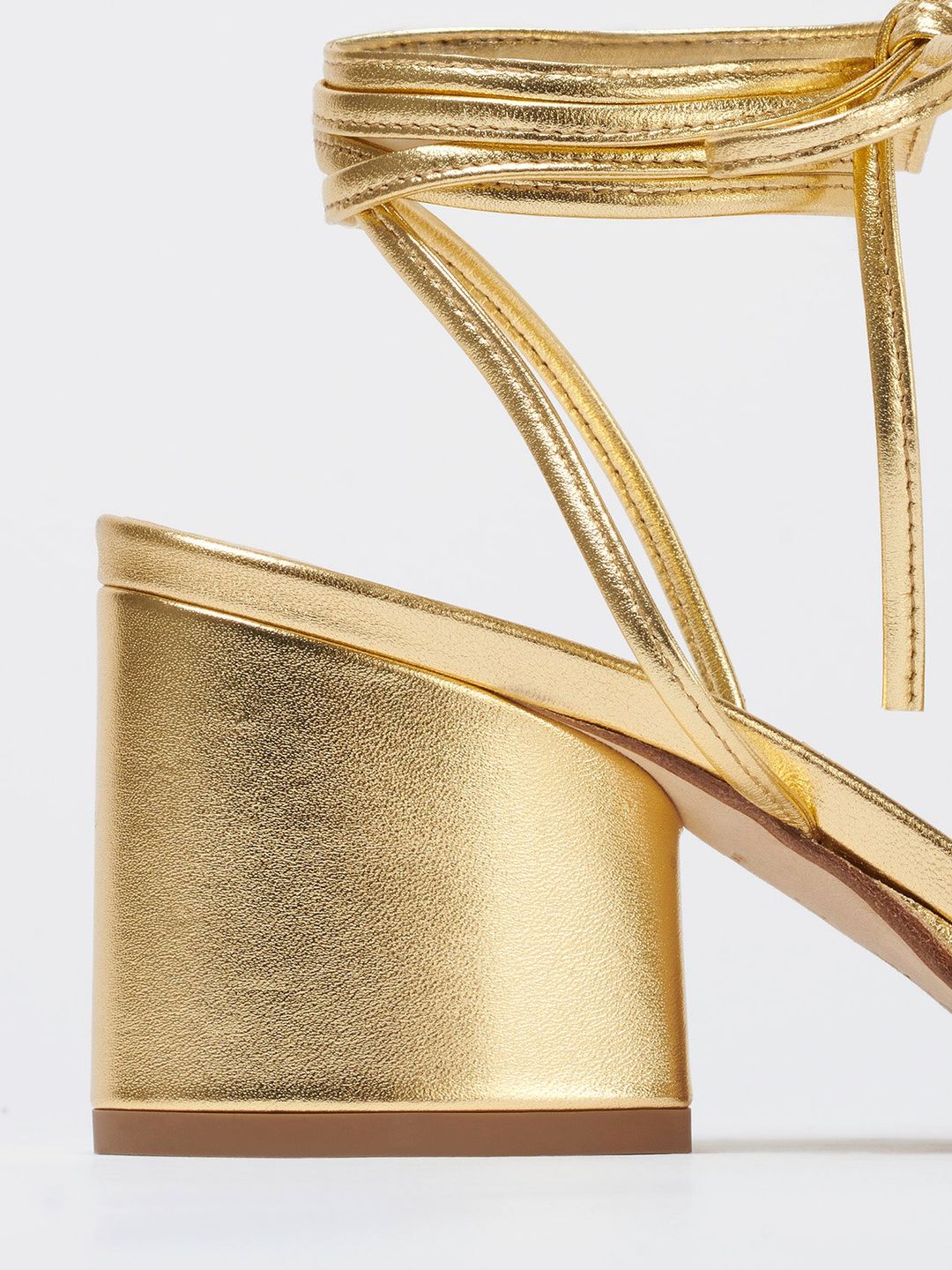 Natania Leather Lace-Up Sandals #6