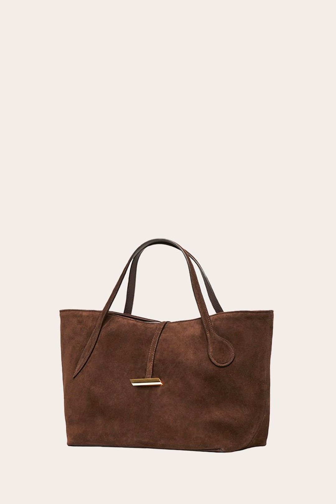 Petite Penne Tote Suede Dark Brown - 20% off #5