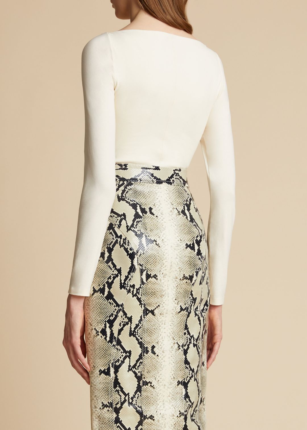 The Mara Bodysuit in Cream #3