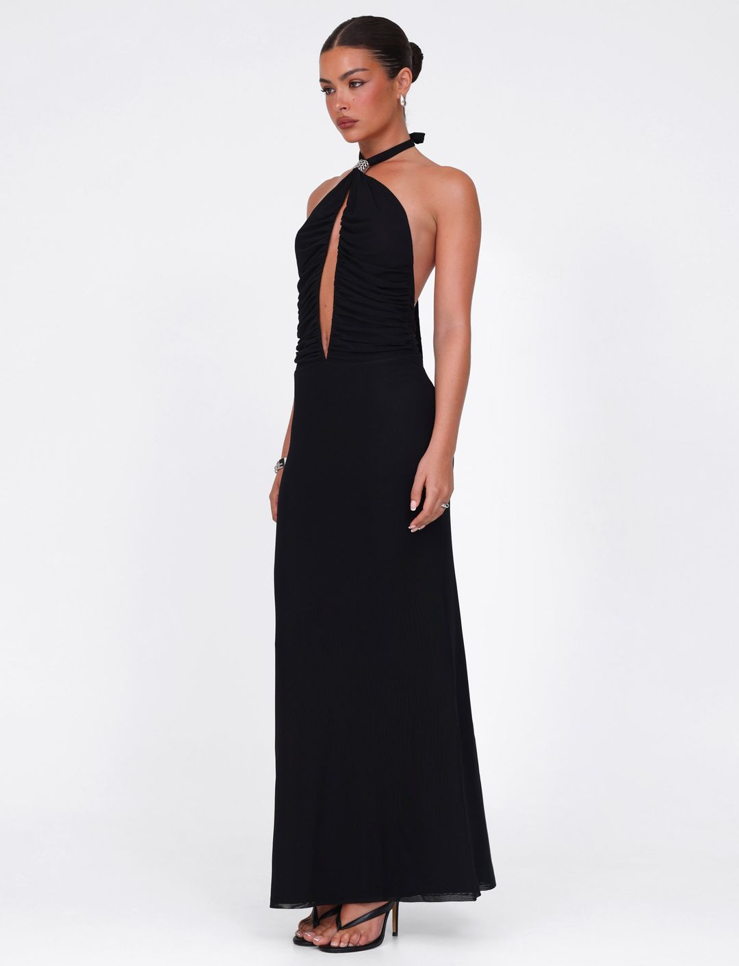 ZARA MAXI DRESS - BLACK #5