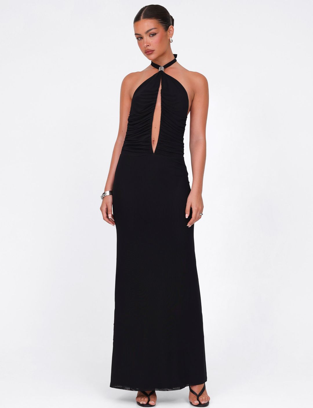 ZARA MAXI DRESS - BLACK