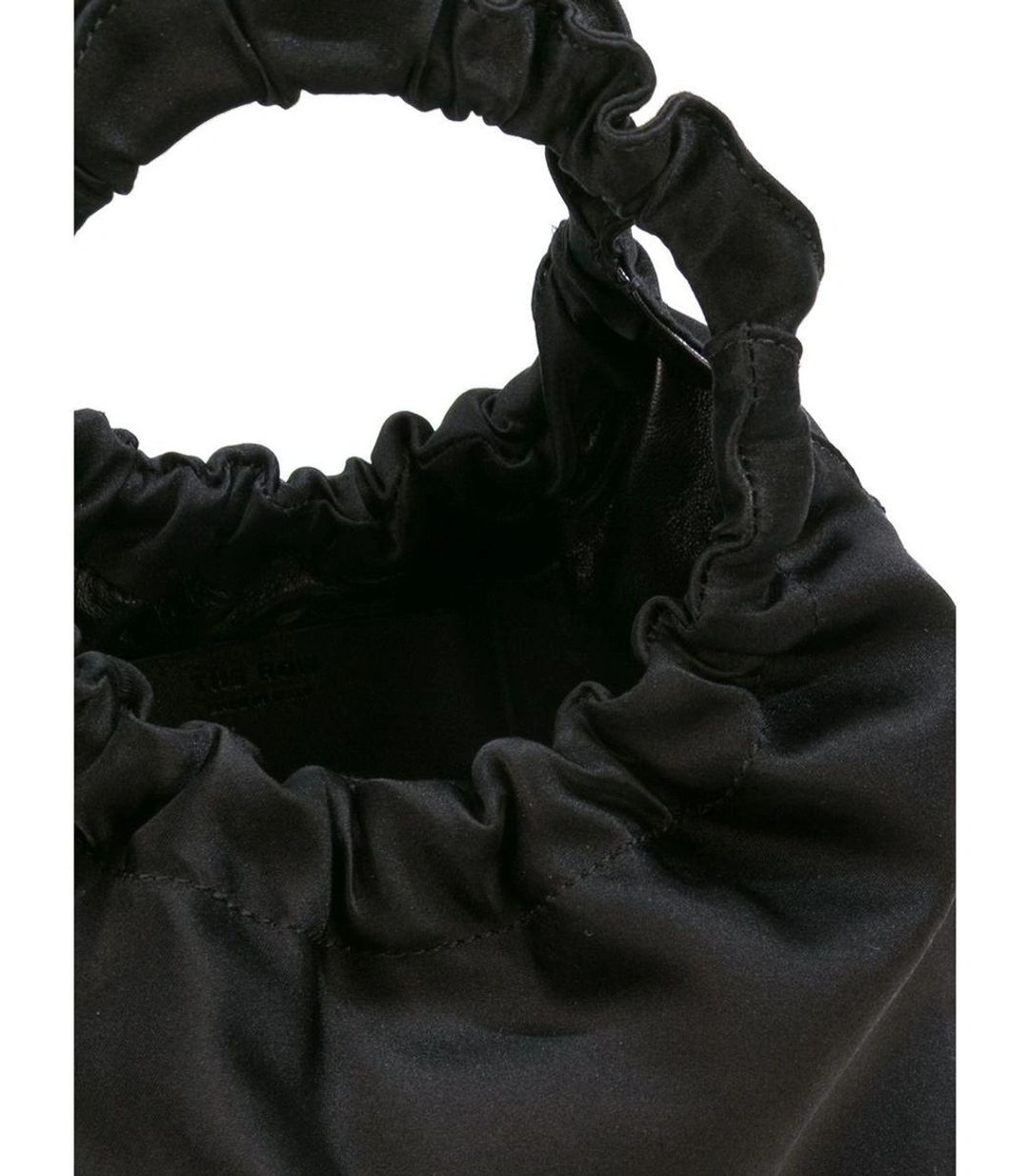 Double Circle Small Leather Bag In Black #6