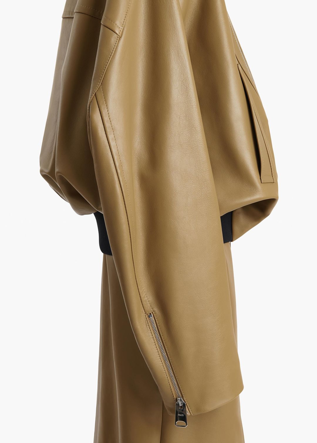 Hamett Jacket in Gold Ochre Leather #6
