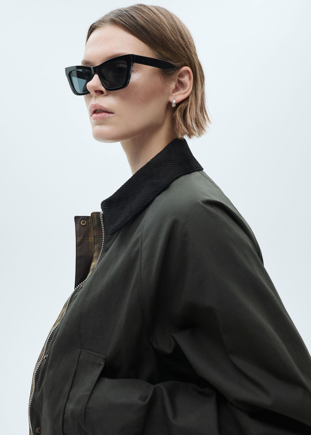 Waxed-effect parka #4