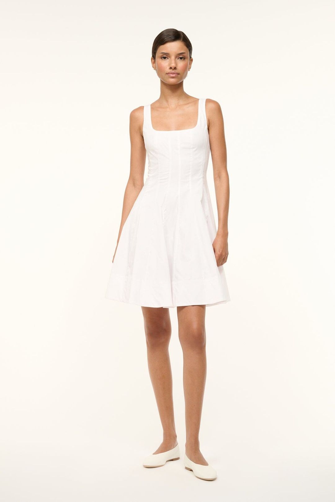 MINI WELLS DRESS | WHITE #8