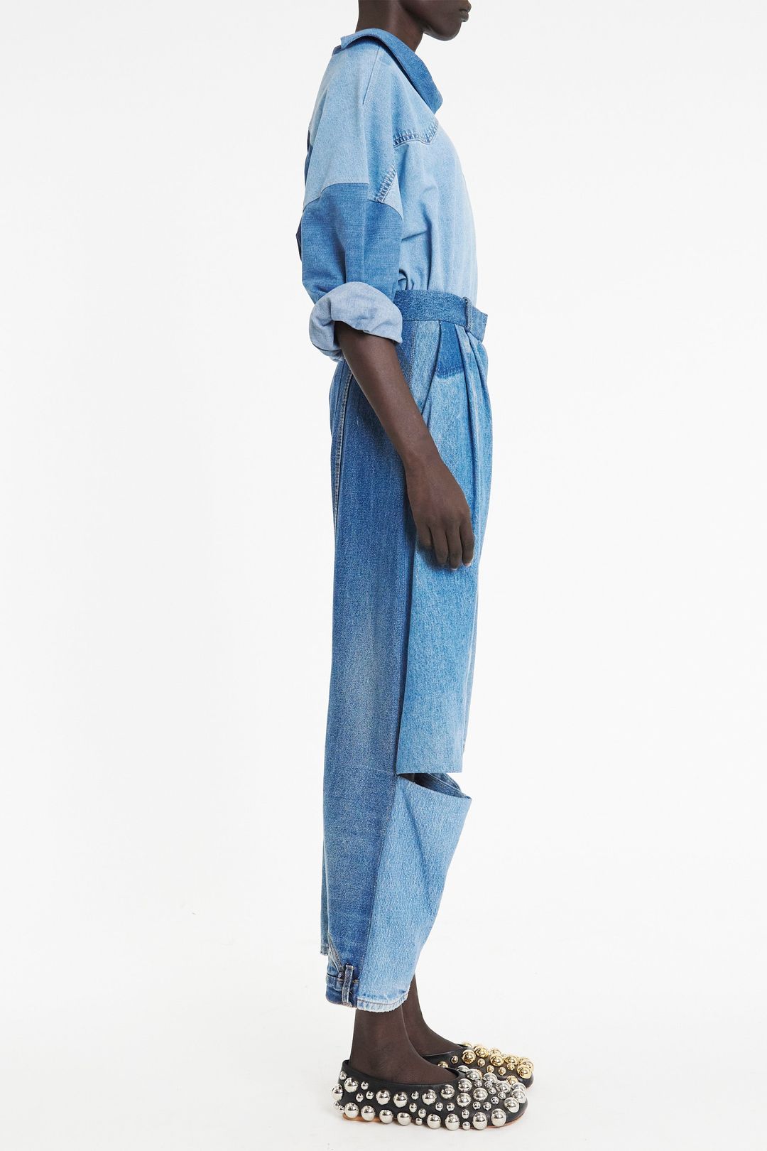Upcycled Denim Jeans Blue #4