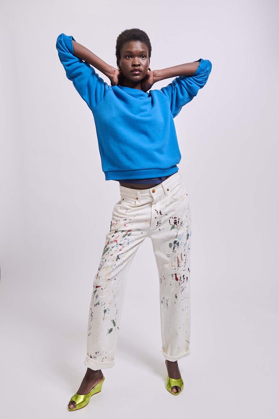 The Daily Sweatshirt in Royal Blue #3
