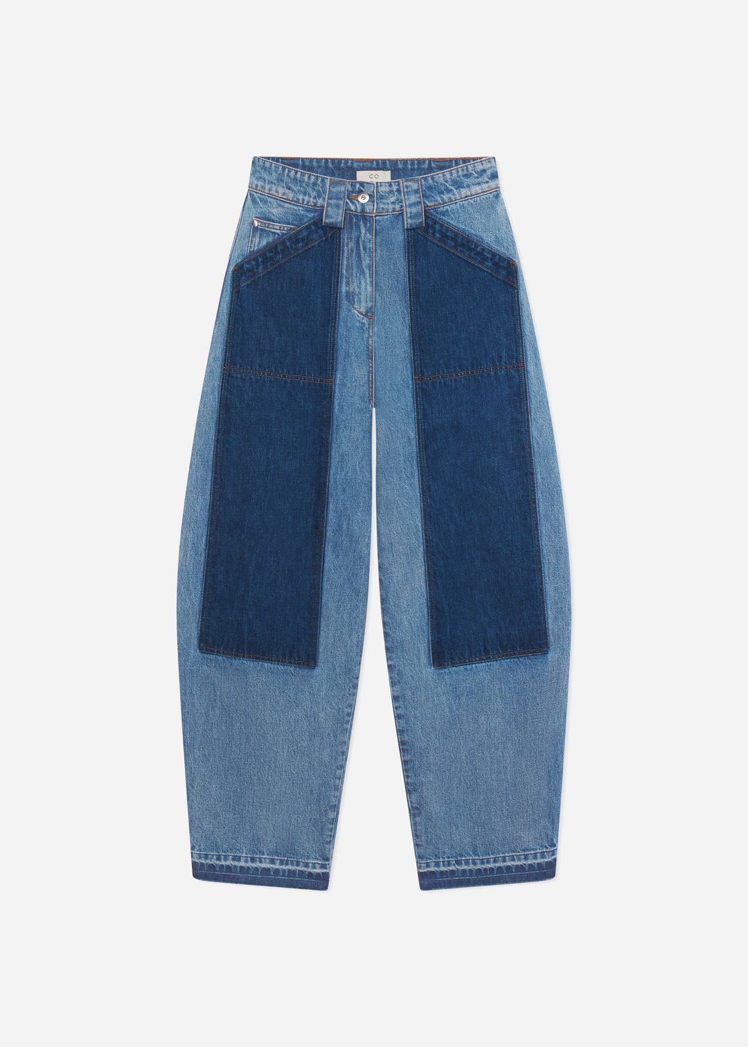 Patchwork Pant in Denim - Indigo #5