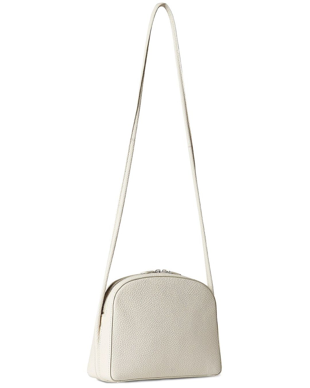 Single Mignon Shoulder Bag In Calf Leather In Ivory #2