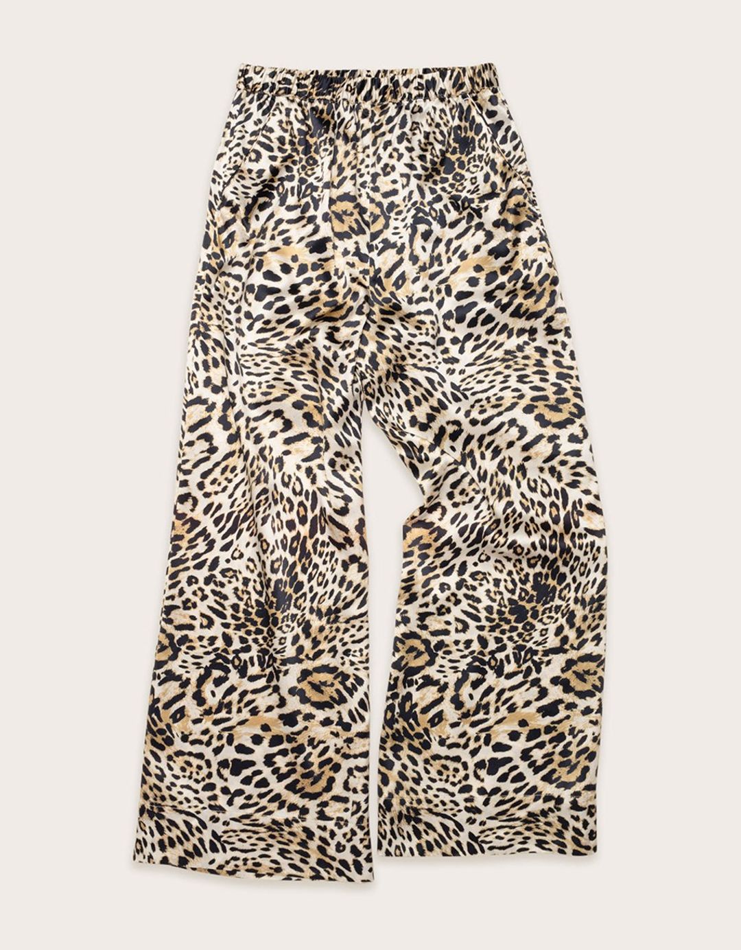 unsubscribed printed silk wide leg pant #4