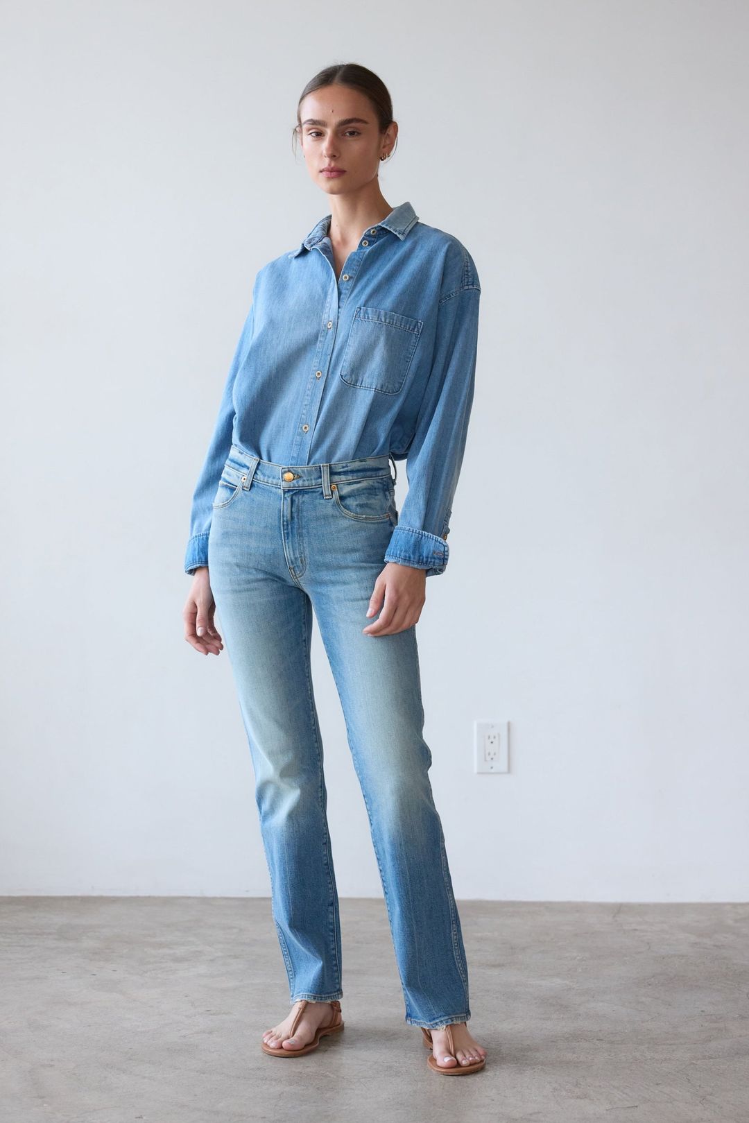 The Freddie Jean in Worn Indigo #7