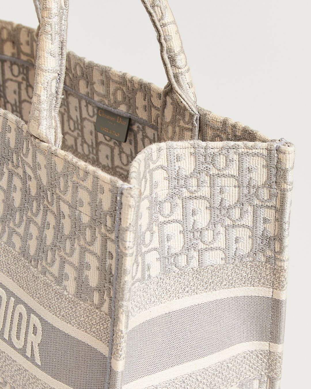 Medium Dior Book Tote Light grey #5