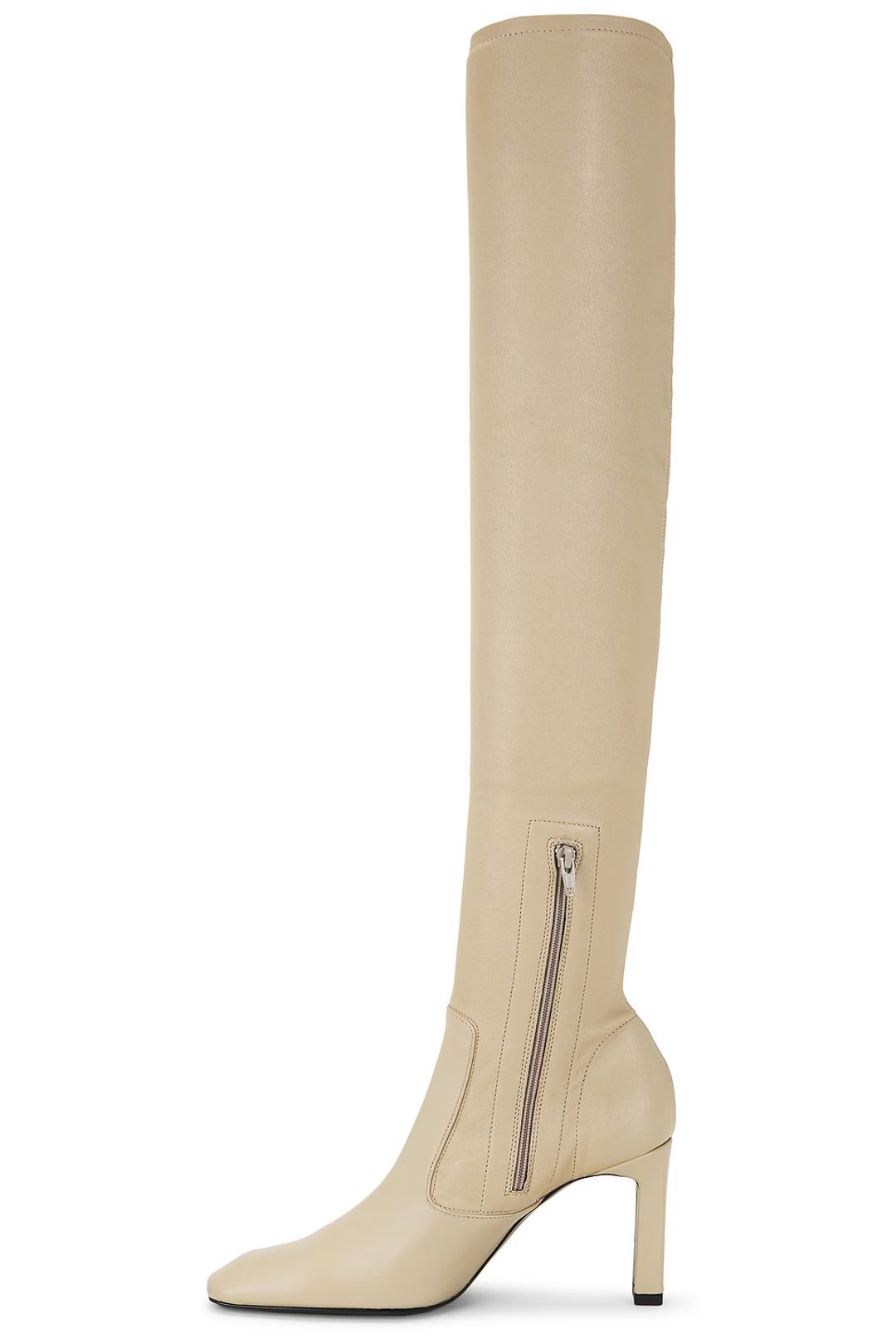 Nappa Over The Knee Heeled Boots #4