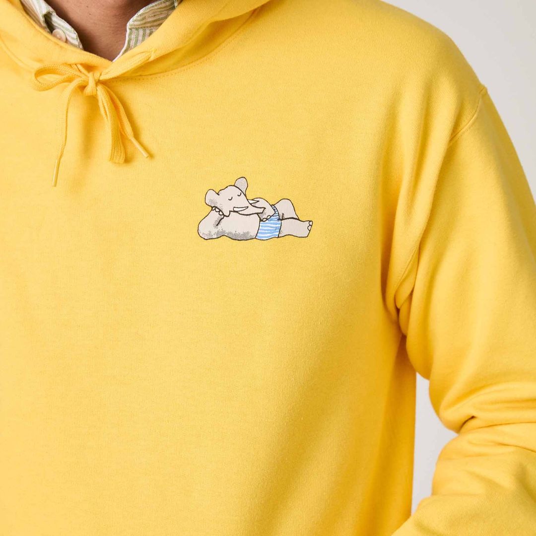 Men's Babar Hoodie Yellow #5