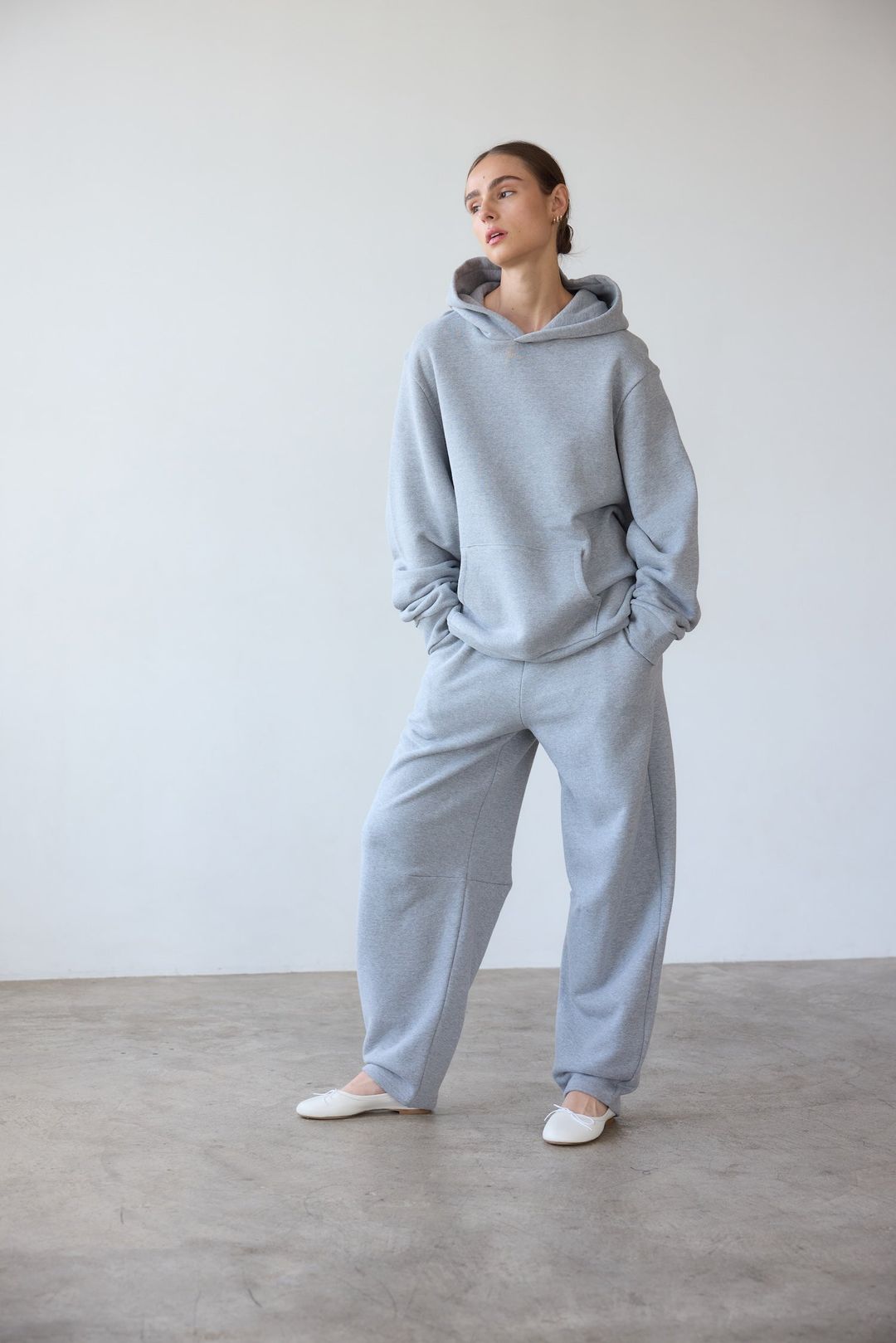 The Arc Lounge Pant in Heather Grey #7