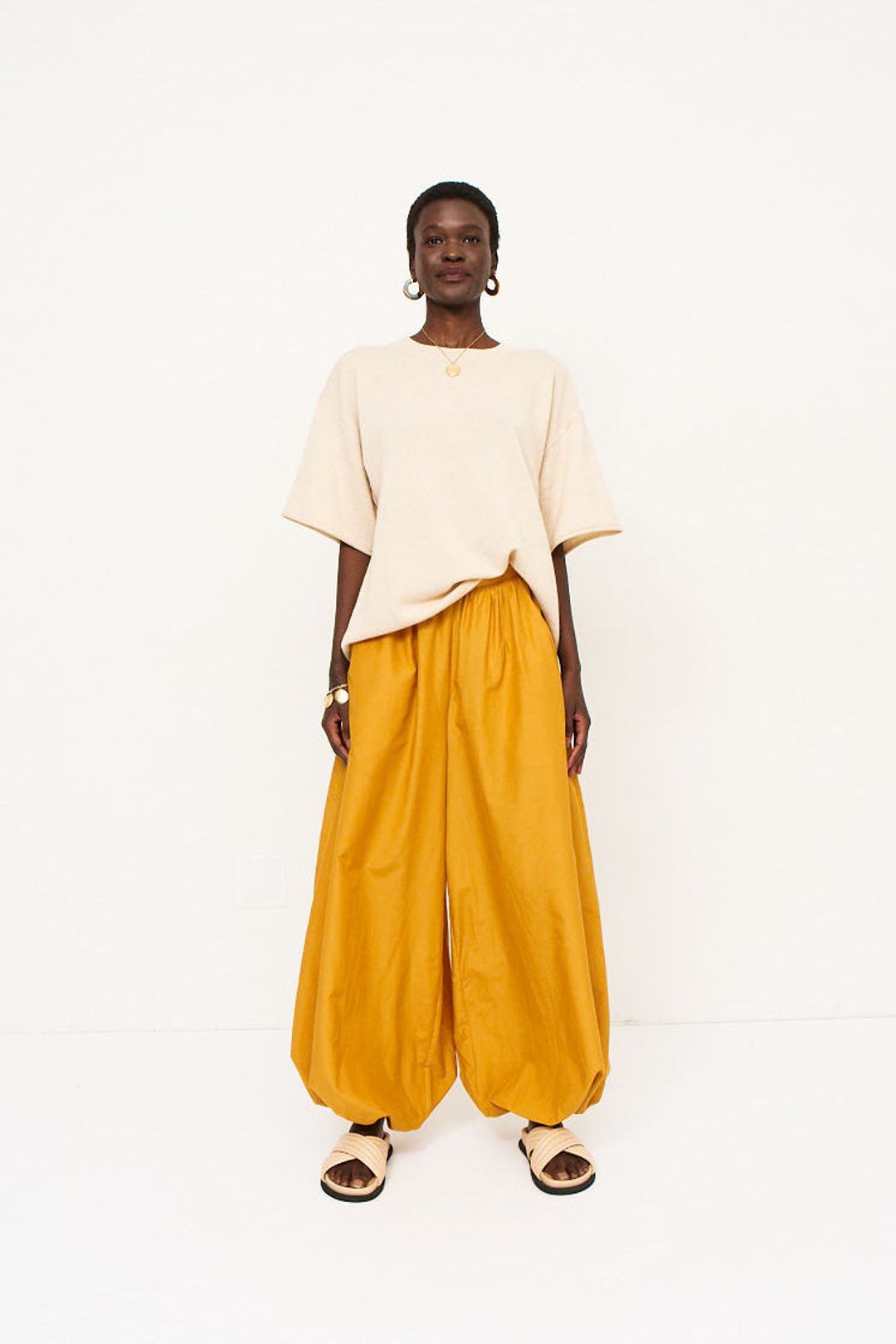 The Balloon Pant in Turmeric #8
