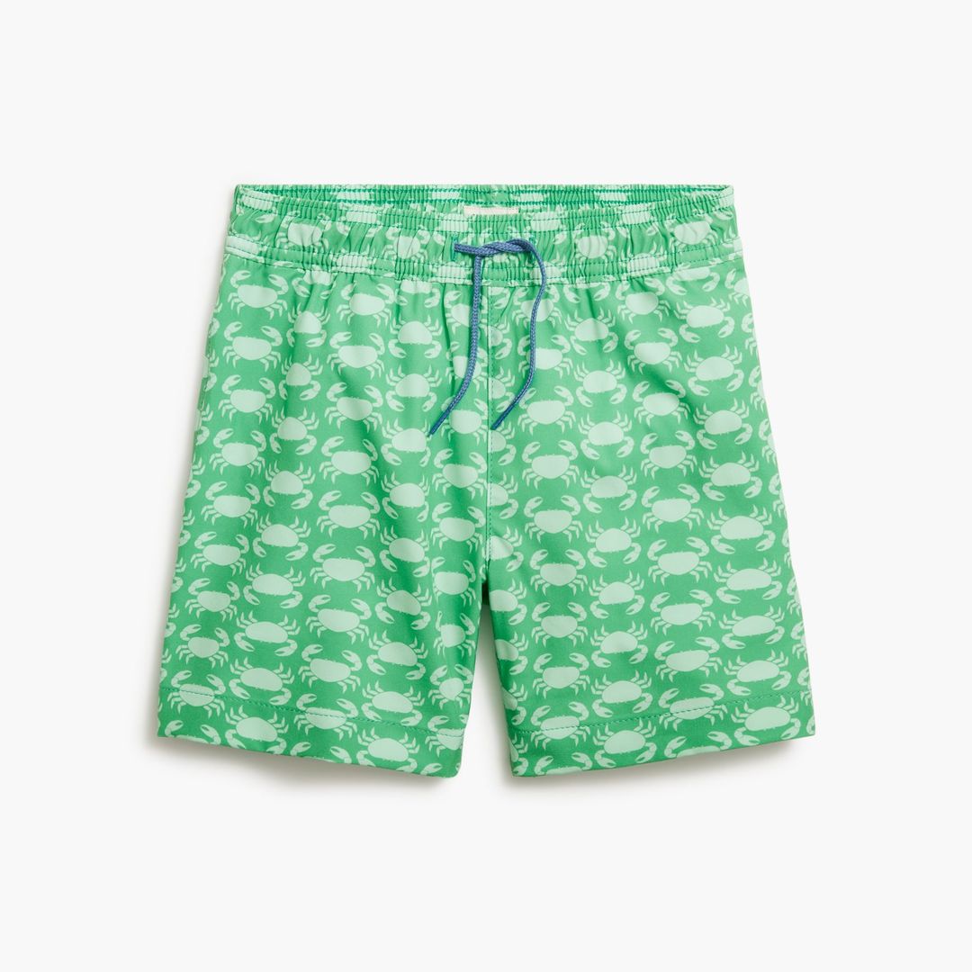 geo crab swim trunks