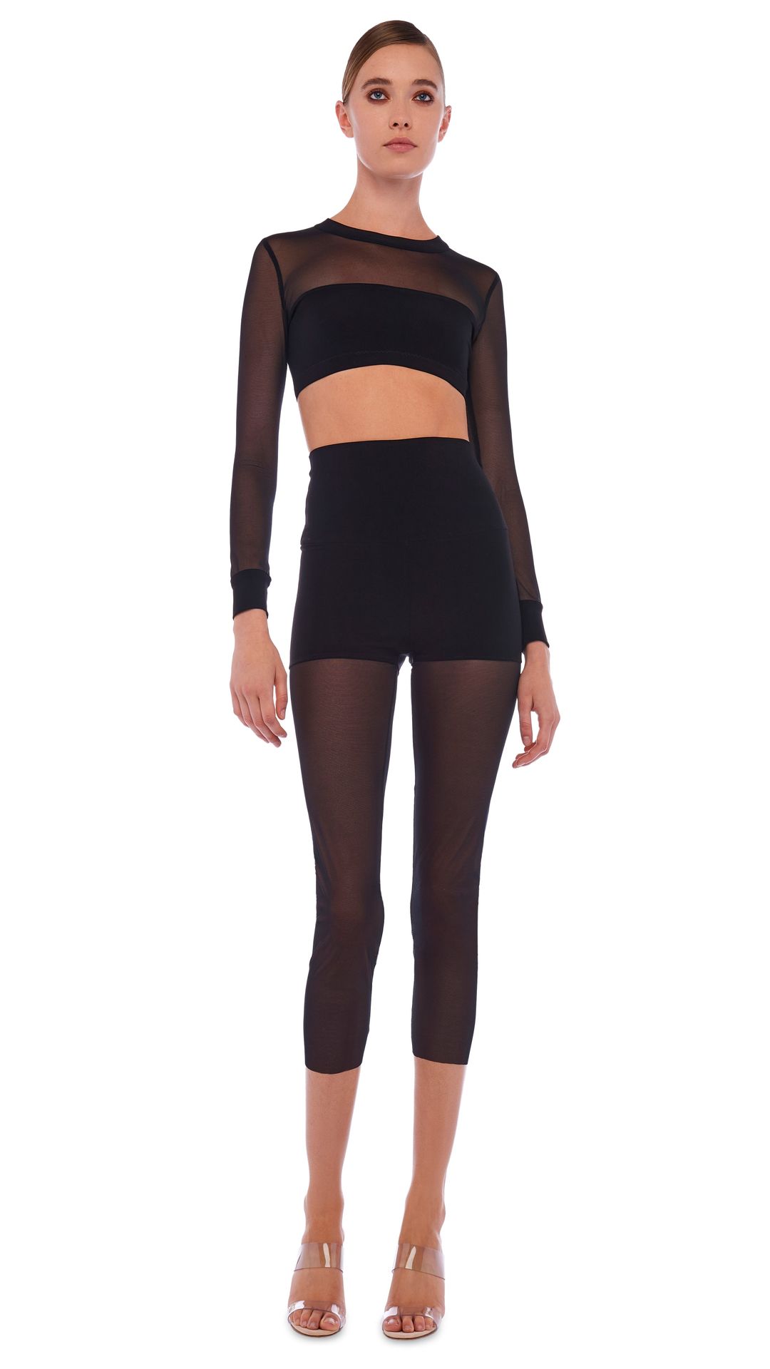 LEGGING W/ MESH BOTTOM
