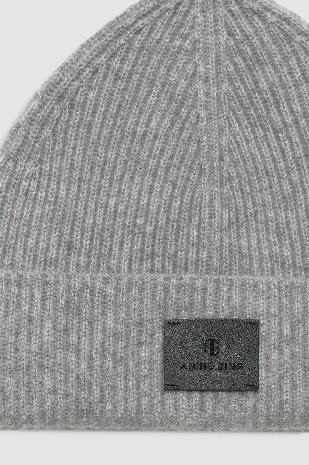 Carley Beanie - Medium Heather Grey Cashmere #3