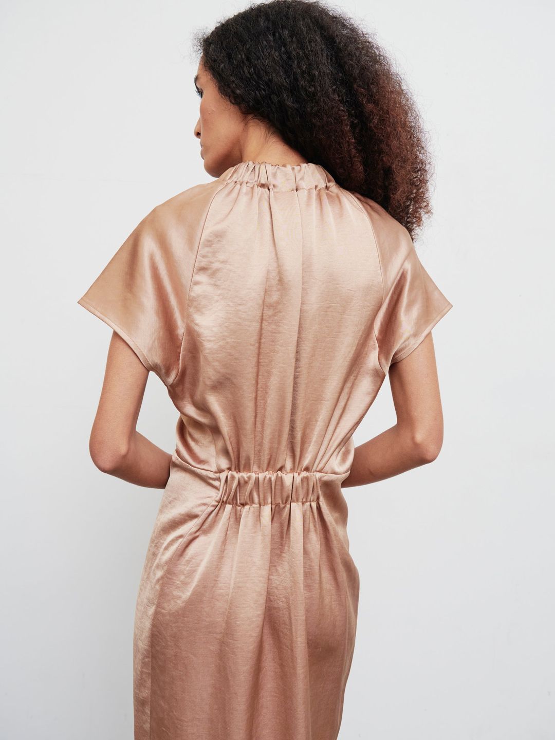 Long Ruched Stella Dress #8