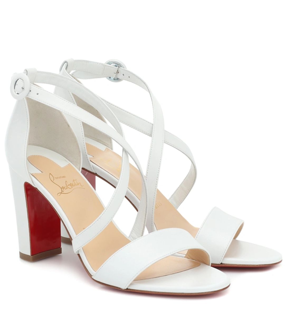Christian Louboutin Loubi Bee Leather Sandals
