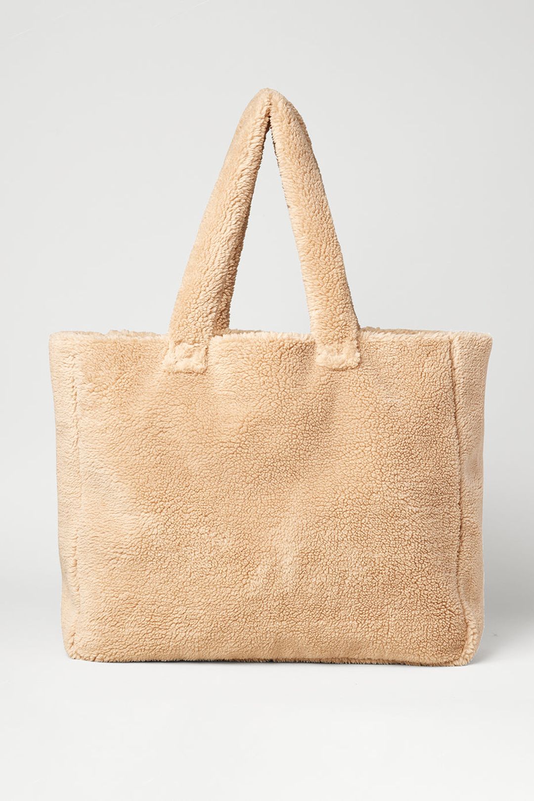Foxy Sherpa Tote - Camel #3