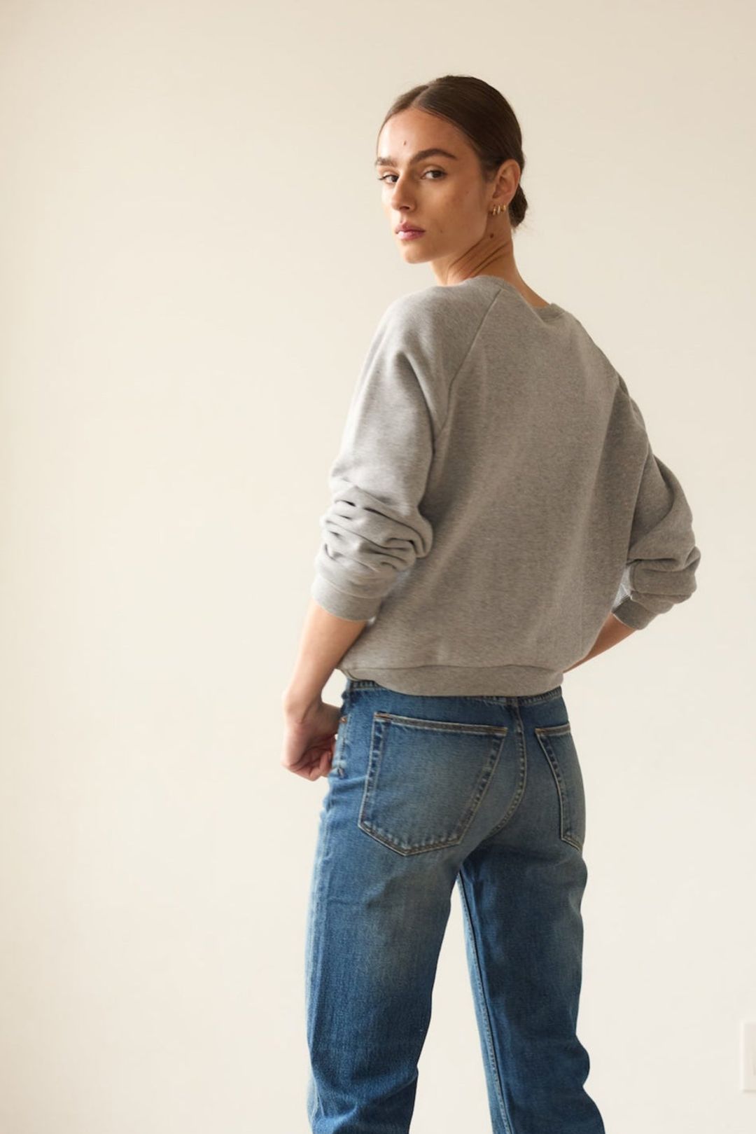 The Daily Sweatshirt in Heather Grey #11