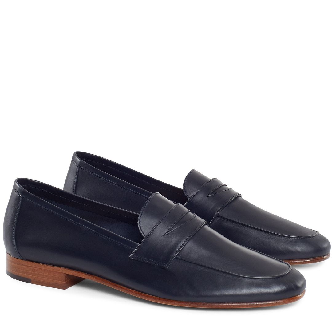 Calf Classic Loafer - Blu #3