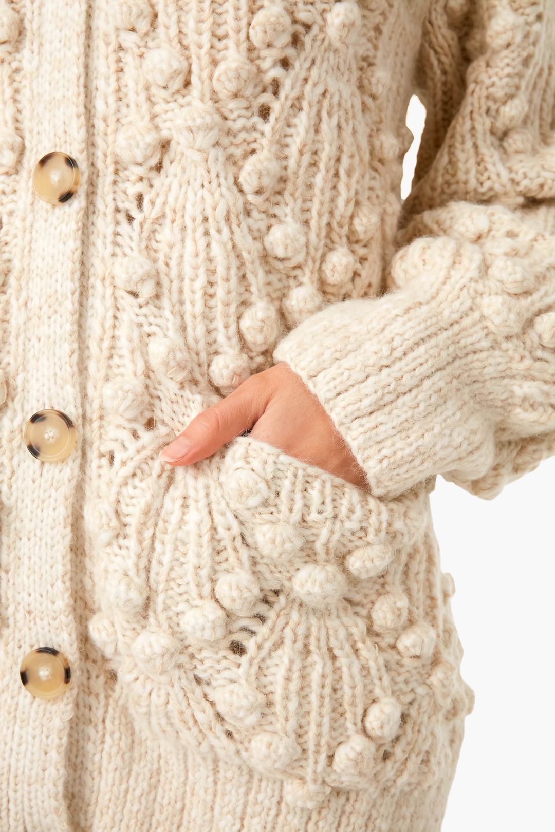 Nude Tweed Courtney Cardigan #5