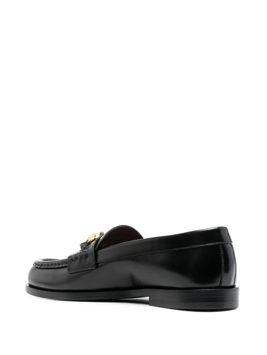 VCHAIN leather loafers in black #3
