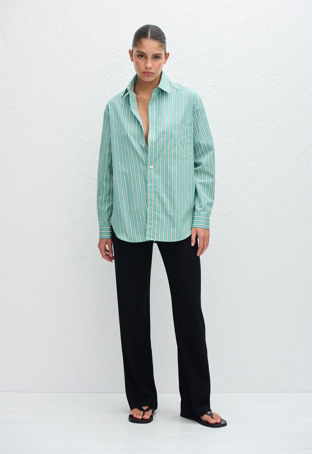 Classic Stripe Shirt - Aegean Stripe