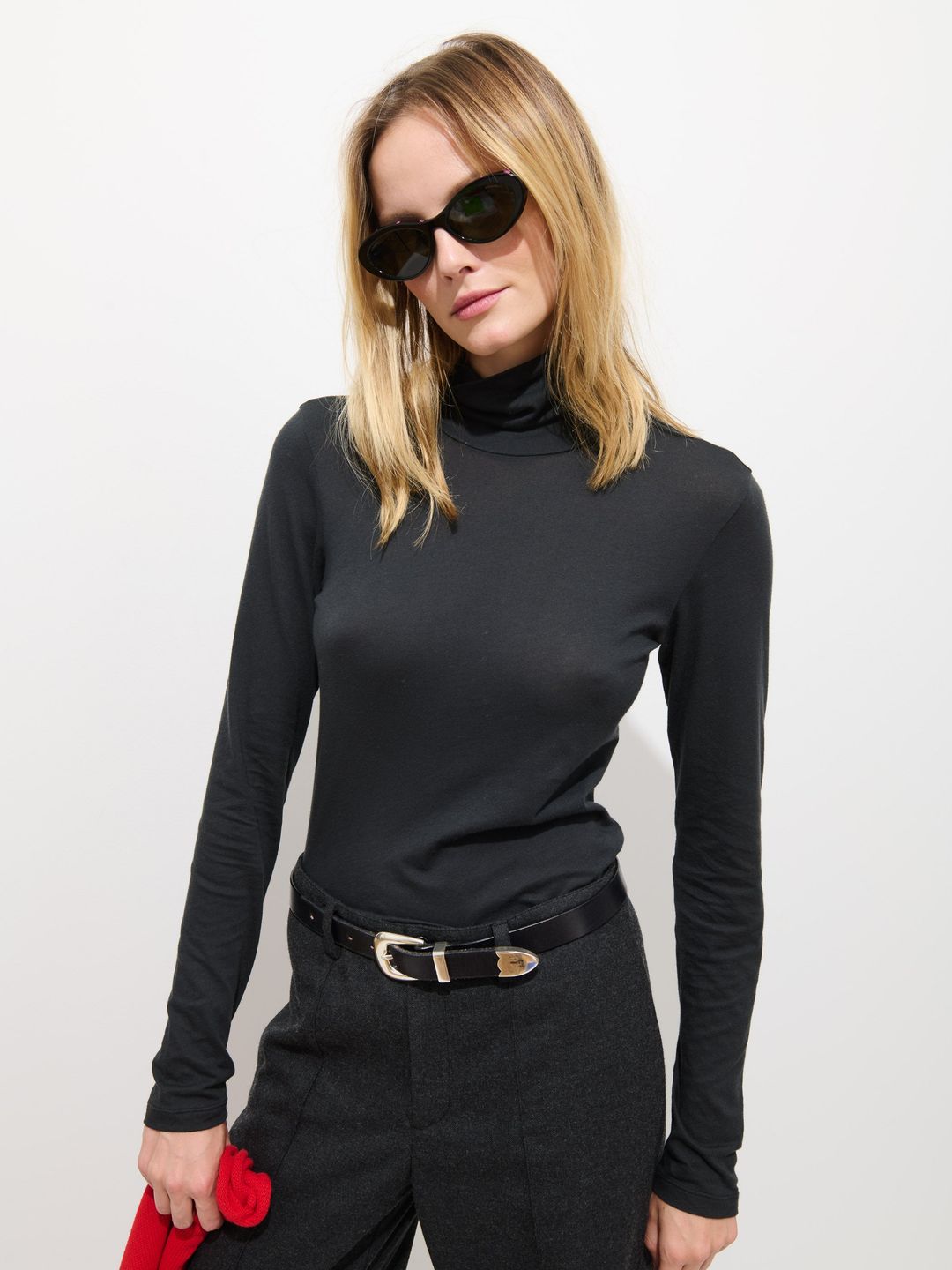 Tissue Turtleneck In Cotton #5