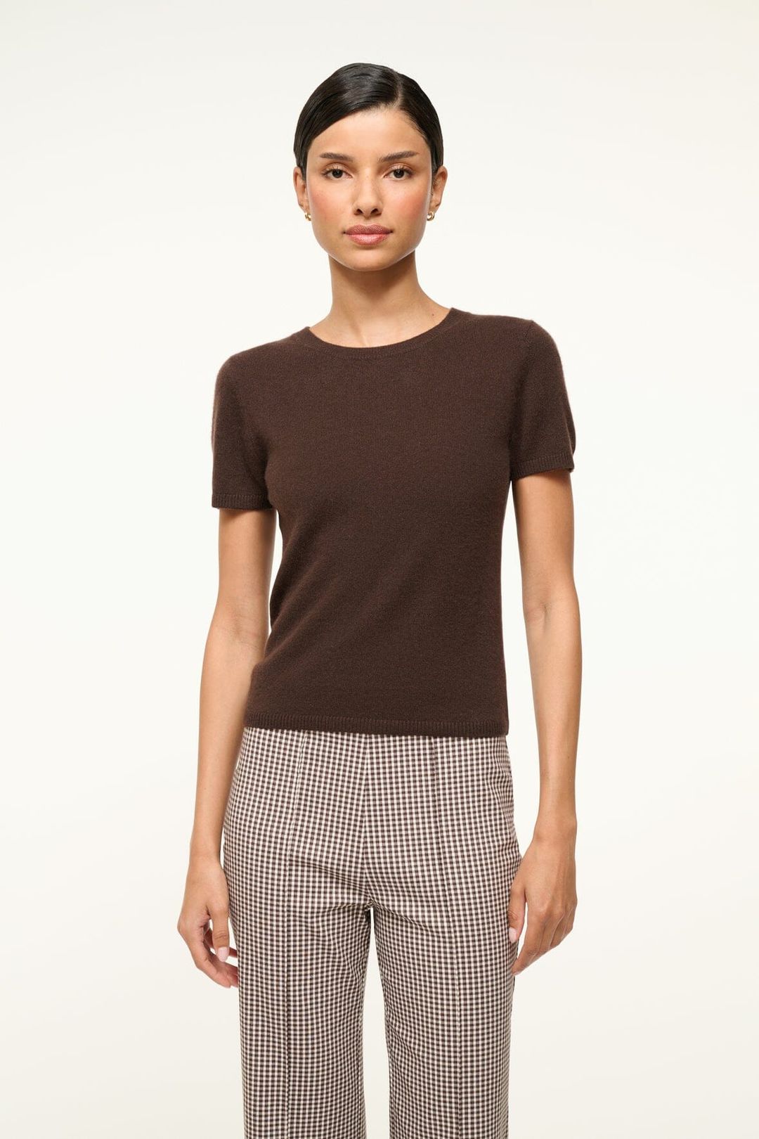 EASY CASHMERE TEE | DARK CHOCOLATE