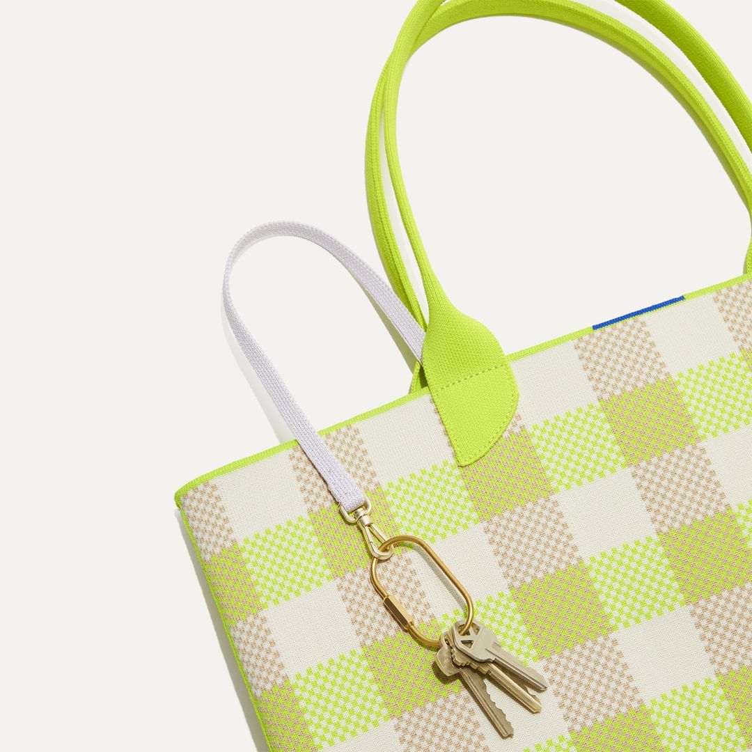 The Lightweight Tote - Citrus Gingham #7